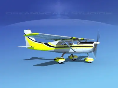 Cessna 175 Skylark V01 3D model