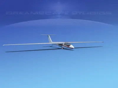 SZD-36 Cobra Glider V14 3D model