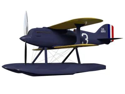 Curtiss R3C2 3D model