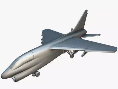 Vought LTV A-7E Corsair II - 3D Printable Model 3D print model