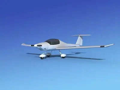 Daimond DA-20 Katana Bare Metal 3D model