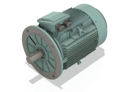 3 Phase AC induction motors - Frame size 132M 3D model