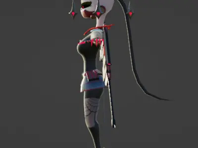 Alien Sniper 3D model