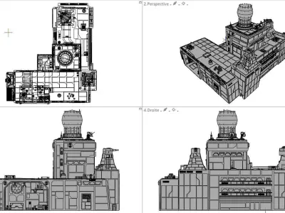 Star Wars - Imperial Military Base 3D model