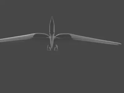 PTERODACTYL DINOSAUR  Low-poly 3D model