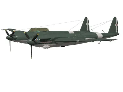 Savoia-Marchetti SM91 3D model