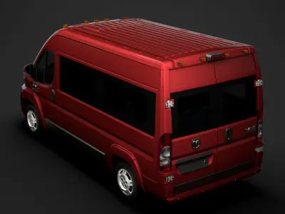 Ram Promaster Window Van 2500 HR 136WB 2020 3D model
