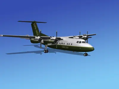 Dehavilland DHC-7 Gann Corp 3D model