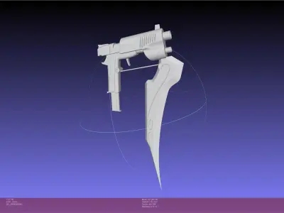 RWBY Ren Gun Basic Model 3D model