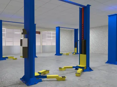 Rretail-008-NTB sliding closet door 3D model