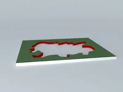 Garden Pond Free 3D model