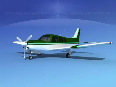 Piper Turbo Arrow 240 V14 3D model