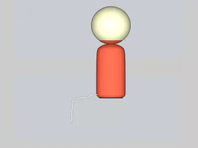 Table Lamp WESTWING NOTTI Free 3D model