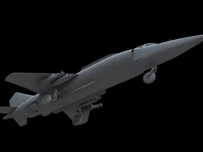 Yakovlev Yak-38 Free low-poly 3D model