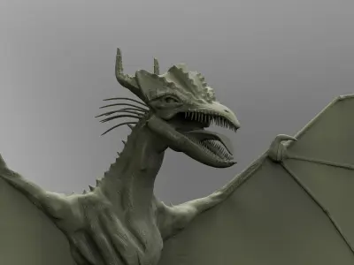 Dragon model statue 3D model