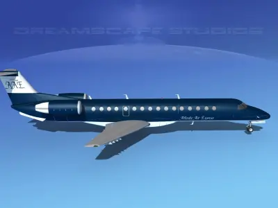 Embraer ERJ-140 Atlantic Air 3D model