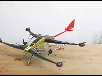 Air Bus cargo drone 3D print model