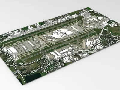 London Heathrow Airport 3D model