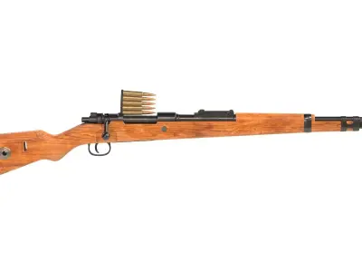 Karabiner 98k Bolt-action Rifle 3D model