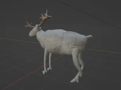 Reindeer Free 3D model