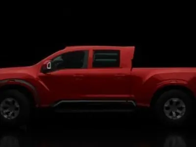 high quality rigged car Free 3D model