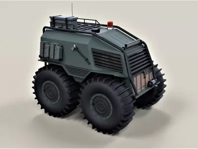 SHERP Ultimate survival machine for zombie apocalypses 3D model