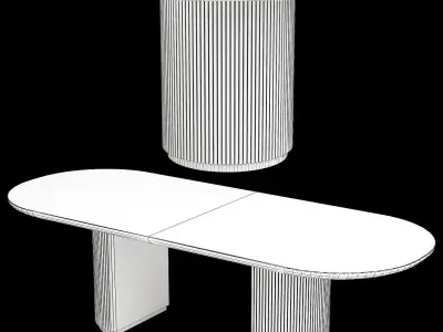 Dining set 31 Free 3D model