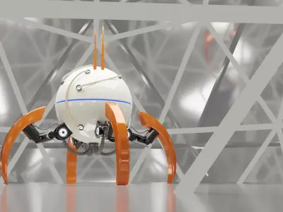 Sci fi droid 3D model