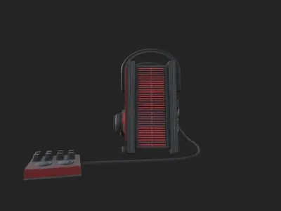 Vintage -Retro Radio - 3 3D model