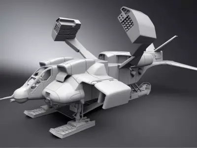 UD4L Cheyenne Scale model 3D print model