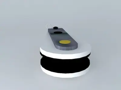 Simple pulley 3D model