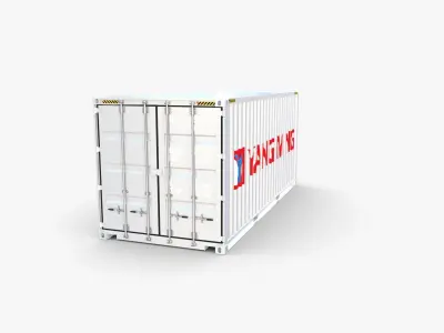20ft Shipping Container Yang Ming 3D model