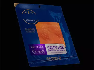 Sliced Salmon 3D model