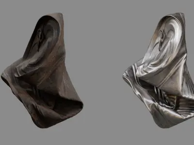 Crushed Food Can 07 3D model