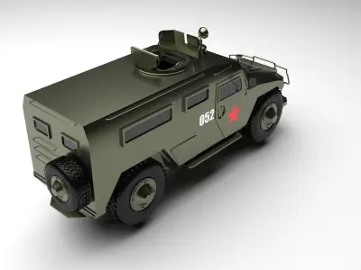 Russian Gaz Tiger 3D model