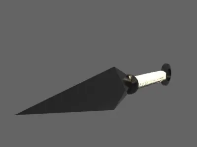 Kunai sword Free 3D model