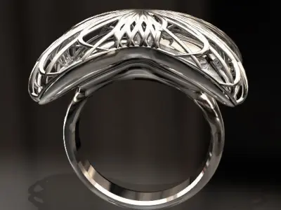 Rendering Anello Modello F 3D model