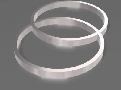 GEOMETRIA SAGRADA VESICA PISCIS Free 3D print model