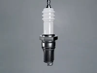 Spark Plug Free 3D model