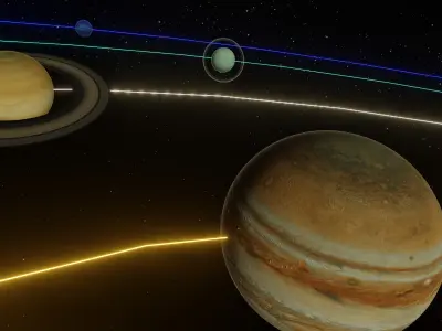 Solar System 3D model order