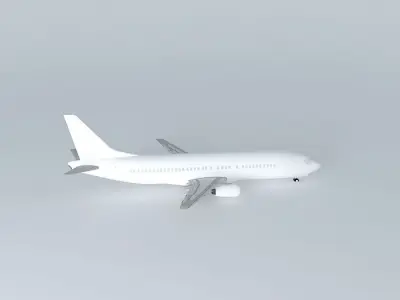 Template  Boeing 737 400 737 Classic Free 3D model