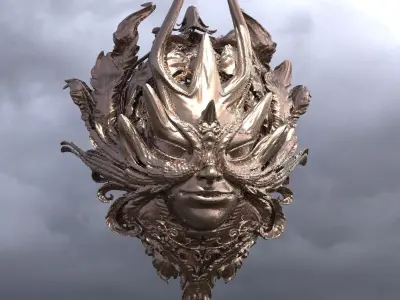 Baroque Hera Shield 2  3D model