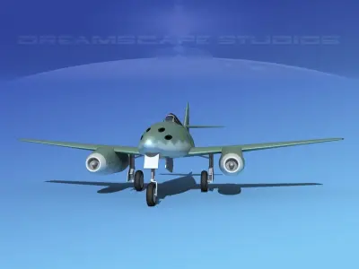 Messerschmitt ME-262A1 Swallow V03 3D model