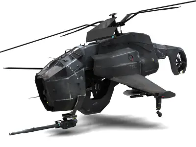 Combine Helicopter - Hunter-Chopper 3D model