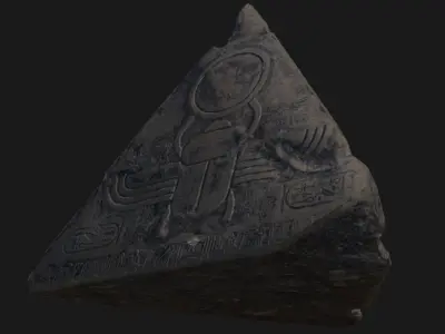 Pyramids Of Horus Low-poly 3D model