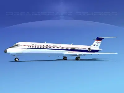 Douglas DC-9-50 Douglas 3D model