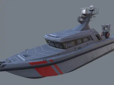 Inshore Patrol Vessel UAE 3D model