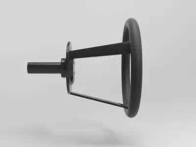Stearing wheel 2 3D model