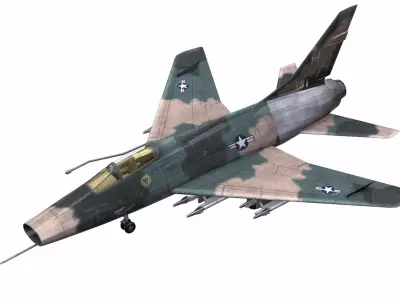 AirCraft 06 - fighter 3D model