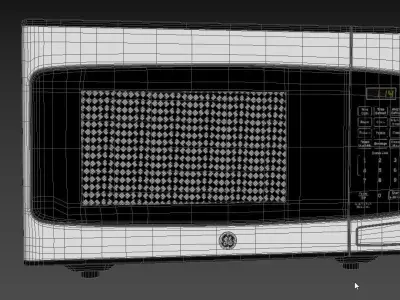 GE Countertop Microwave Oven JESP113SPSS 3D model